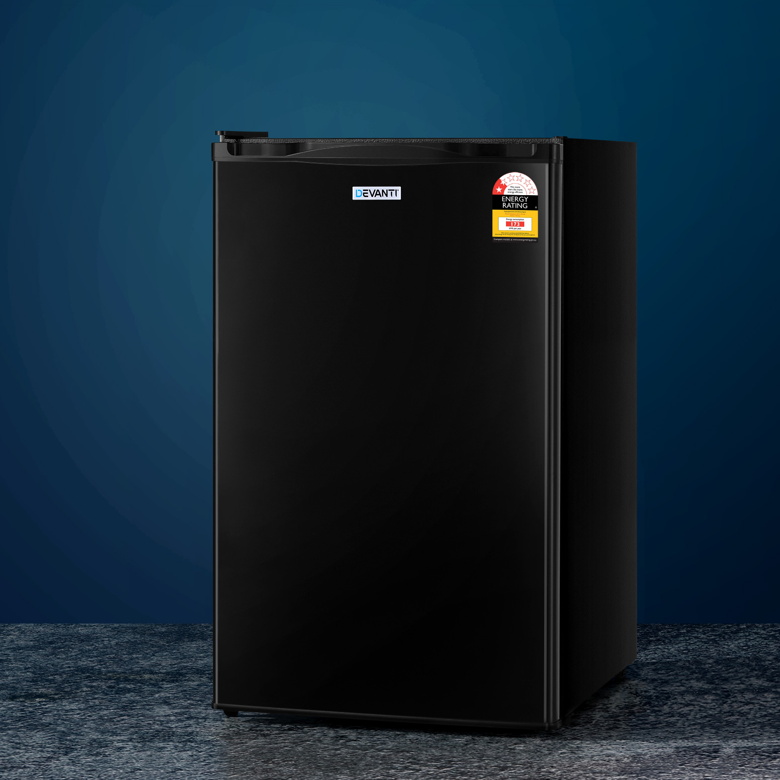 Devanti 110L Portable Bar Fridge Black