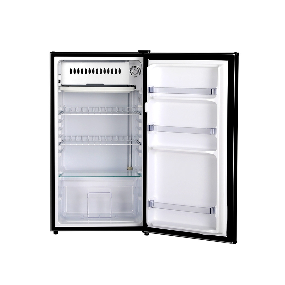 Devanti 95L Bar Fridge with Chiller Compartment view 3
