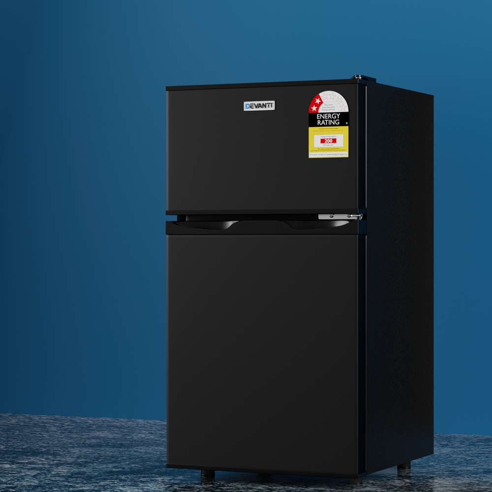 Devanti 85L Bar Fridge Mini Freezer Refrigerator