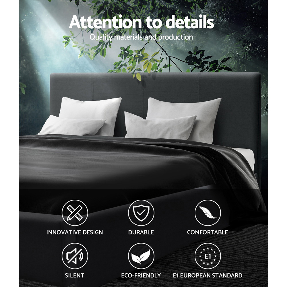 Artiss Neo Bed Frame, Padded Bedhead, Various Colours view 3