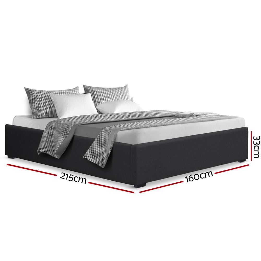 Artiss Toki Gas Lift Storage Bed Frame, Various Colours view 2