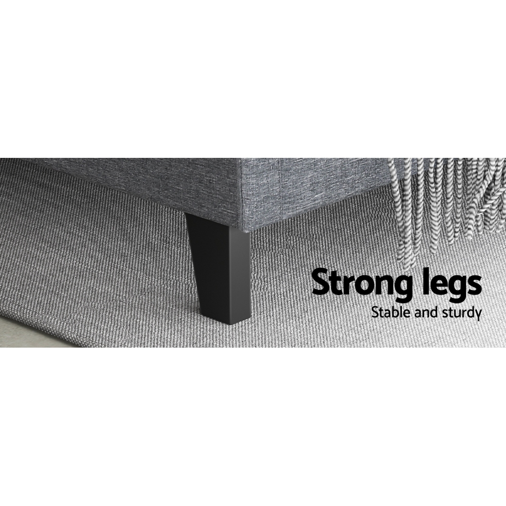 Artiss Vanke Linen Bed Frame, Multiple Sizes view 5