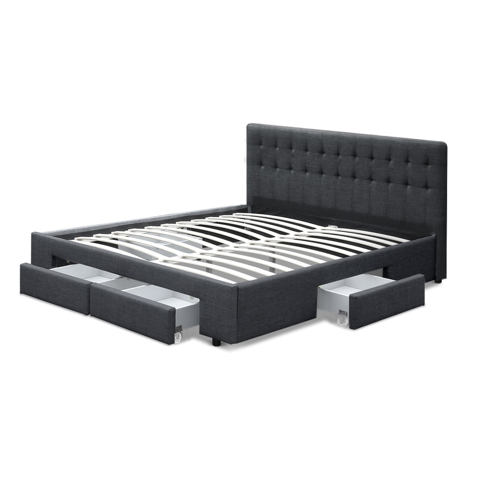Artiss Avio Storage Bed Frame, 4 Drawers, Various Sizes view 4
