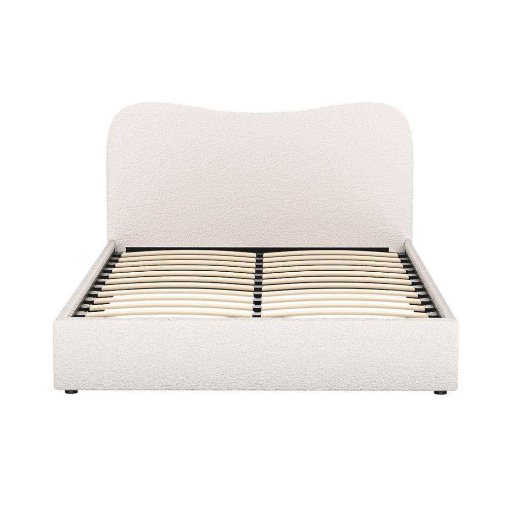 Artiss Dara Boucle Bed Frame, Sizes & Colours view 3