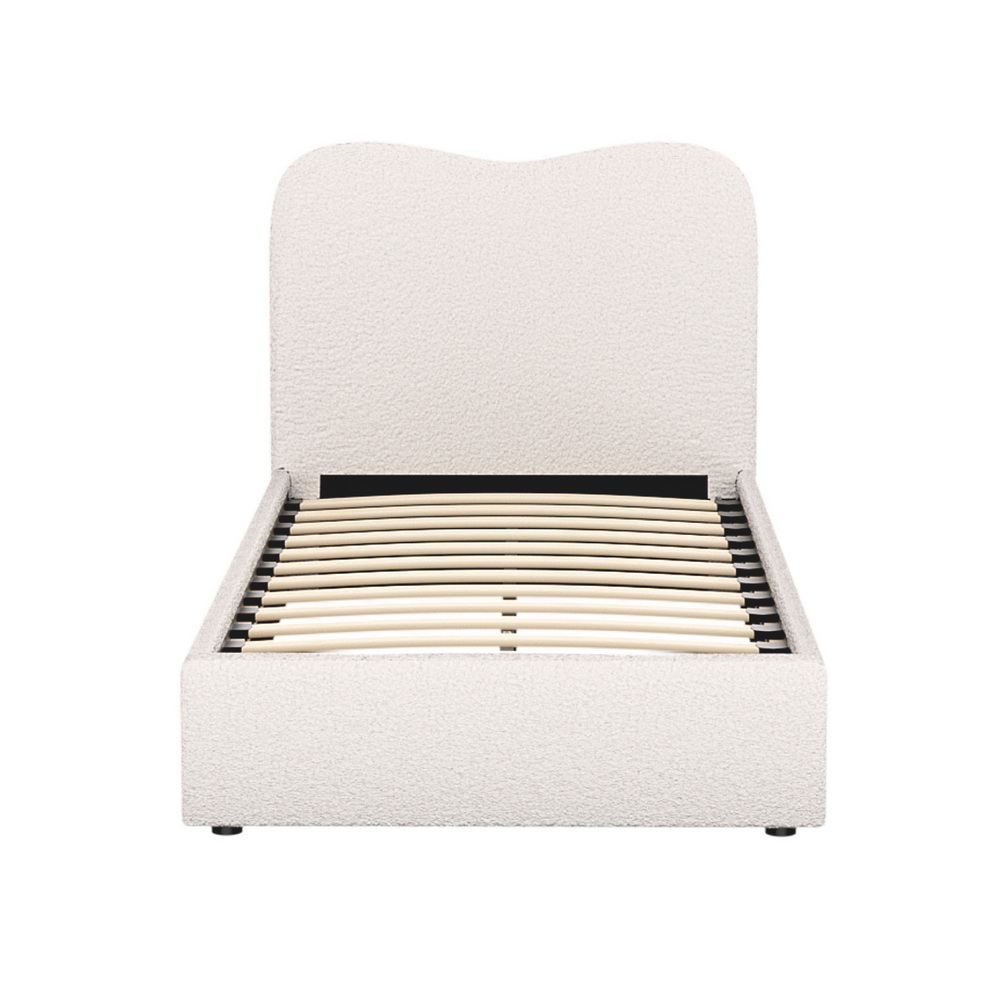 Artiss DARA Boucle Bed Frame, Single view 3