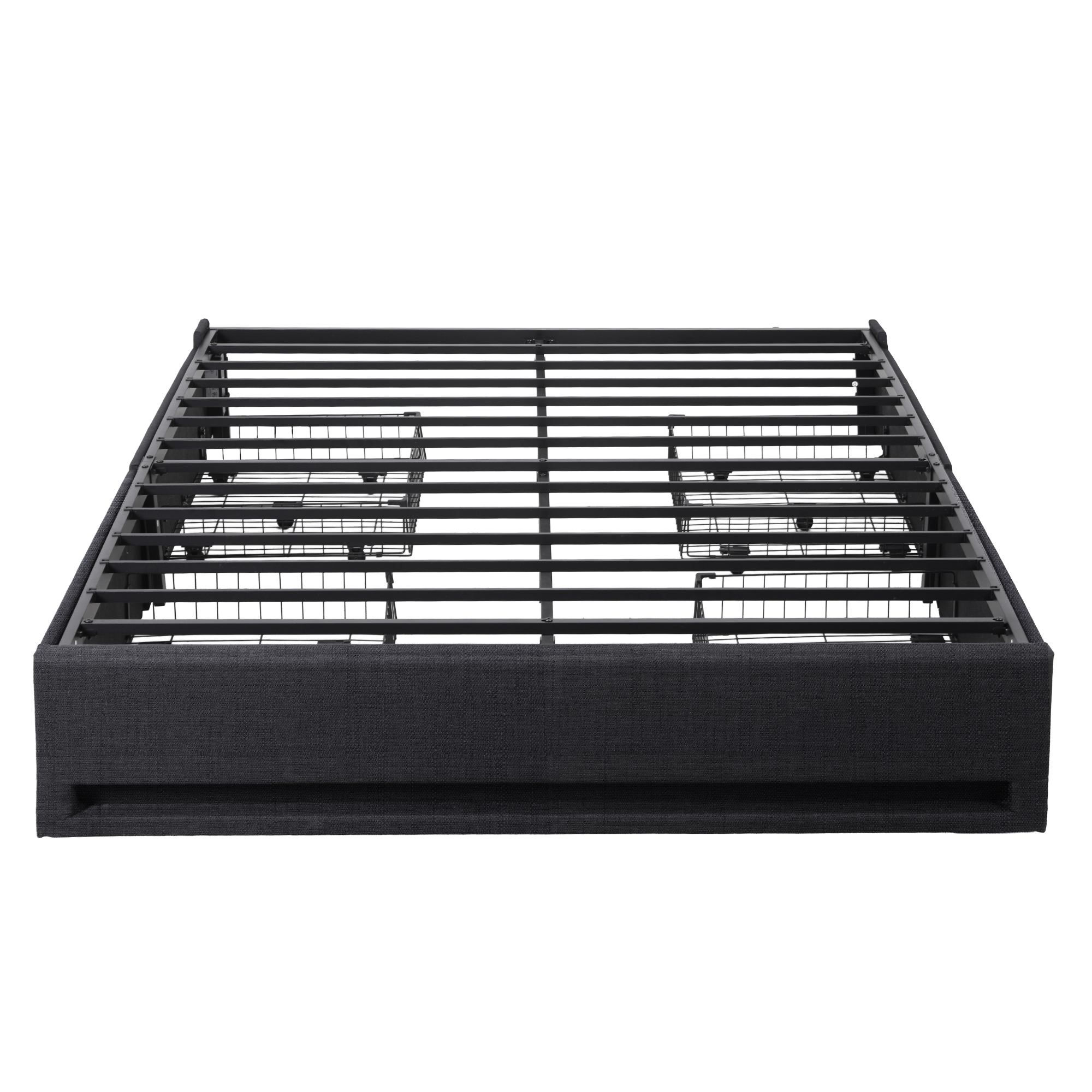 Artiss Bed Frame with Storage Drawers, RGB Lights & Charging view 3