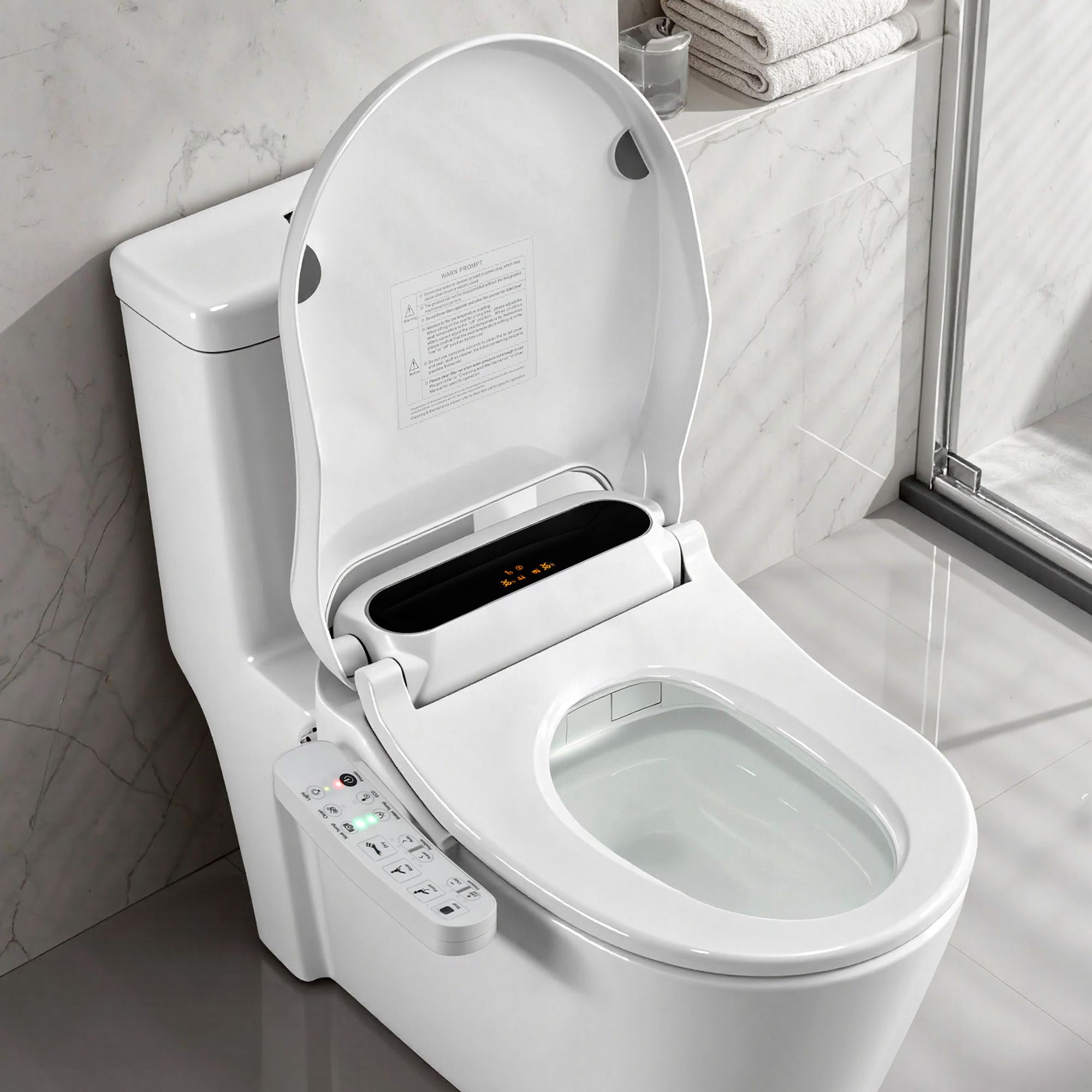 Cefito Electric Bidet Toilet Seat, LED Display