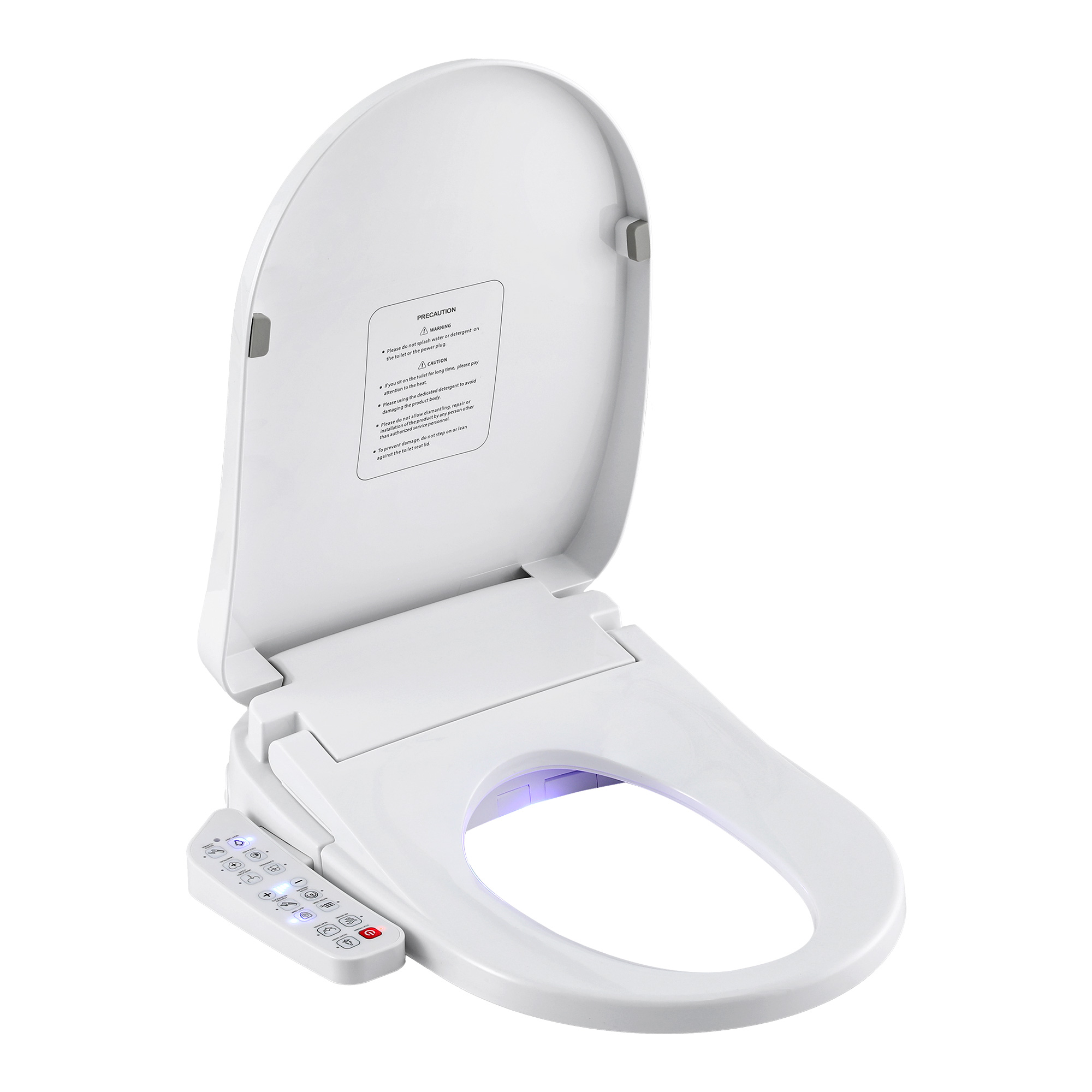 Cefito Heated Electric Bidet Toilet Seat with LED Night Light view 2