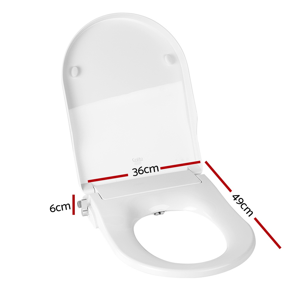Cefito Non-Electric Bidet Toilet Seat, Auto Wash Dry view 2