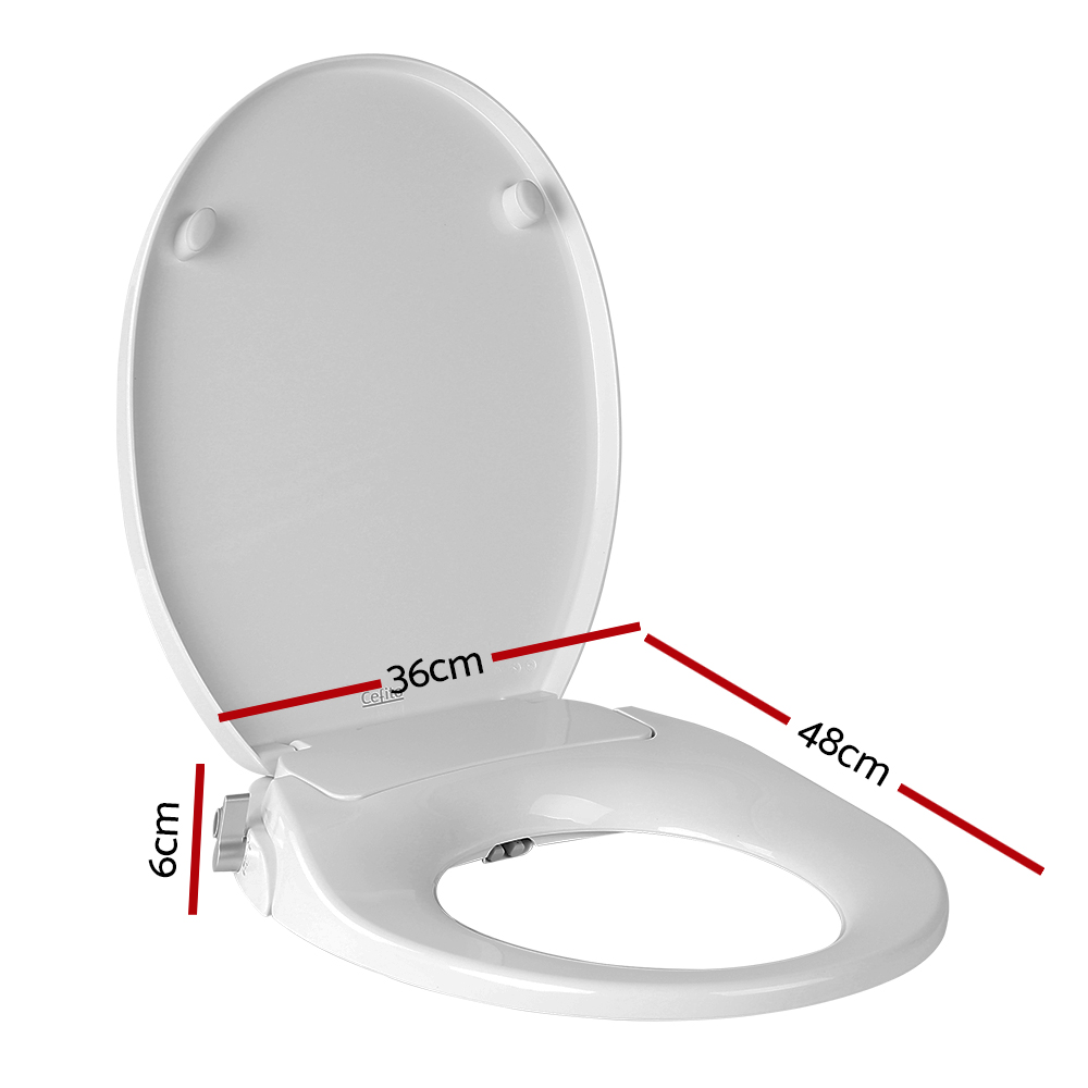 Cefito Non-Electric Bidet Toilet Seat, Knob Control view 2