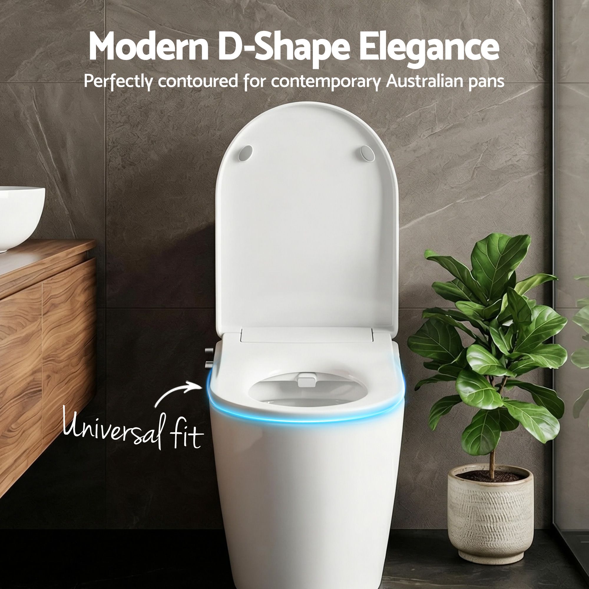 Cefito Non-Electric Bidet Toilet Seat, Dual Nozzle view 5