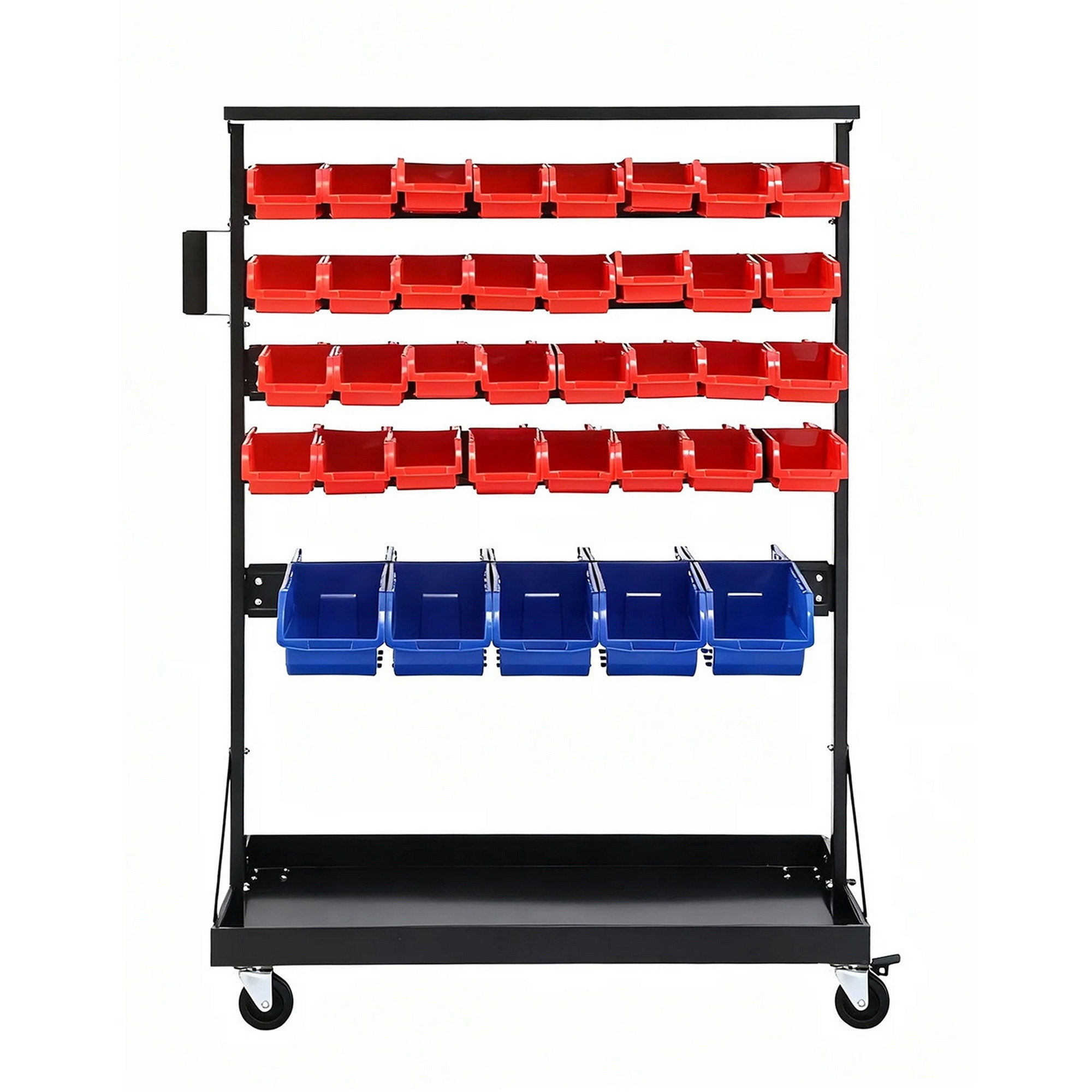 Giantz 74 Bin Double Sided Mobile Storage Rack view 4