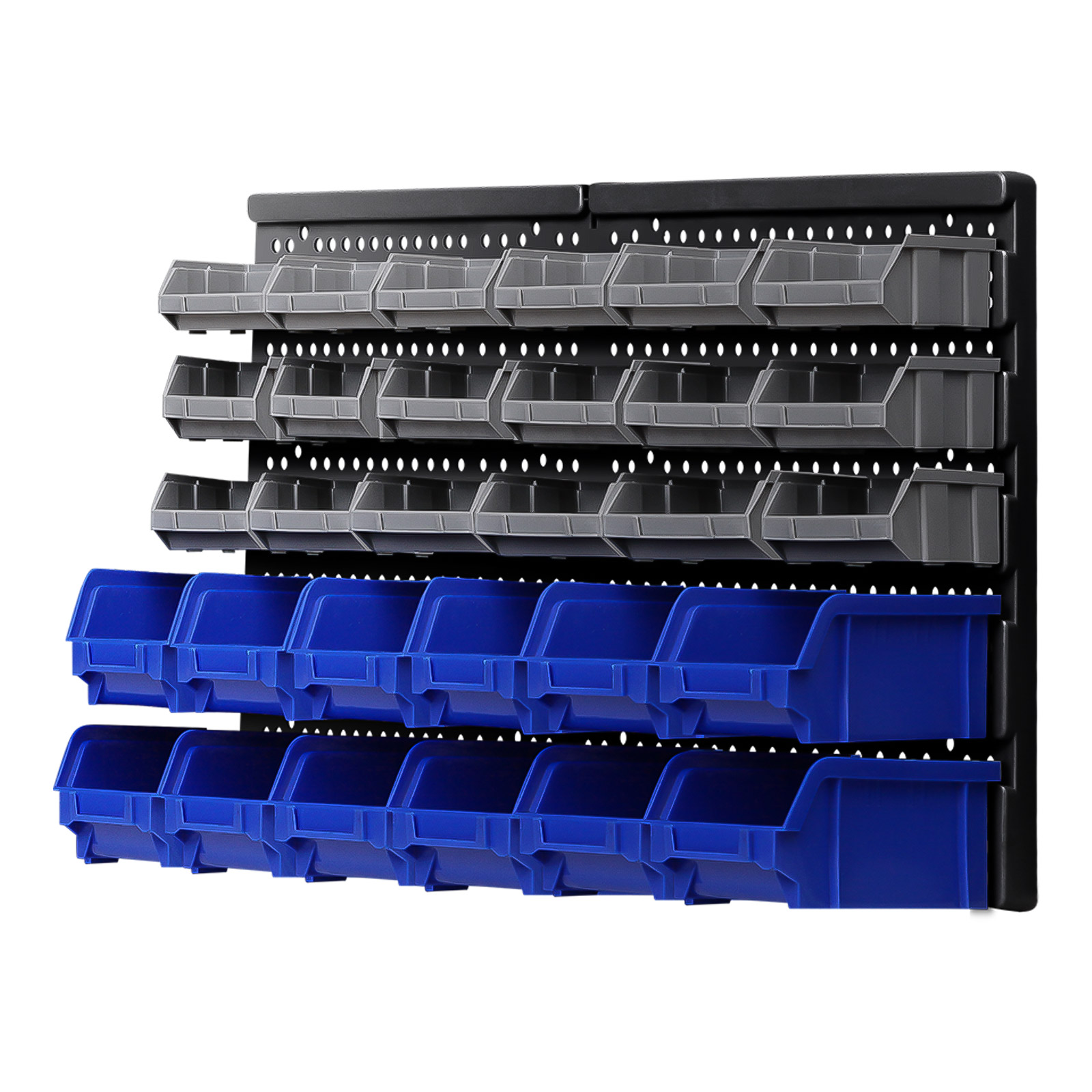Giantz Wall Mounted Storage Bin Rack, 30 to 88 Bins