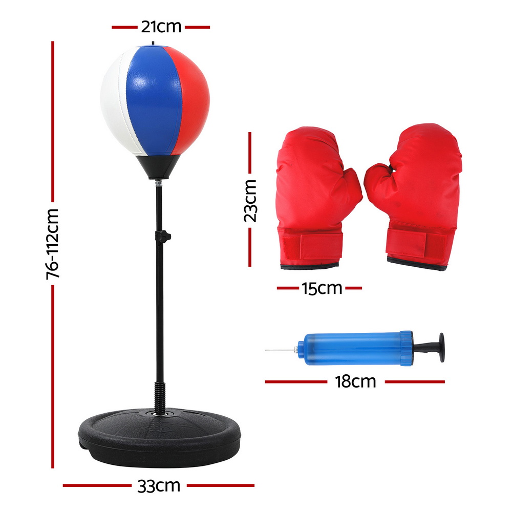 Everfit Kids Punching Bag Stand with Gloves and Pump view 2
