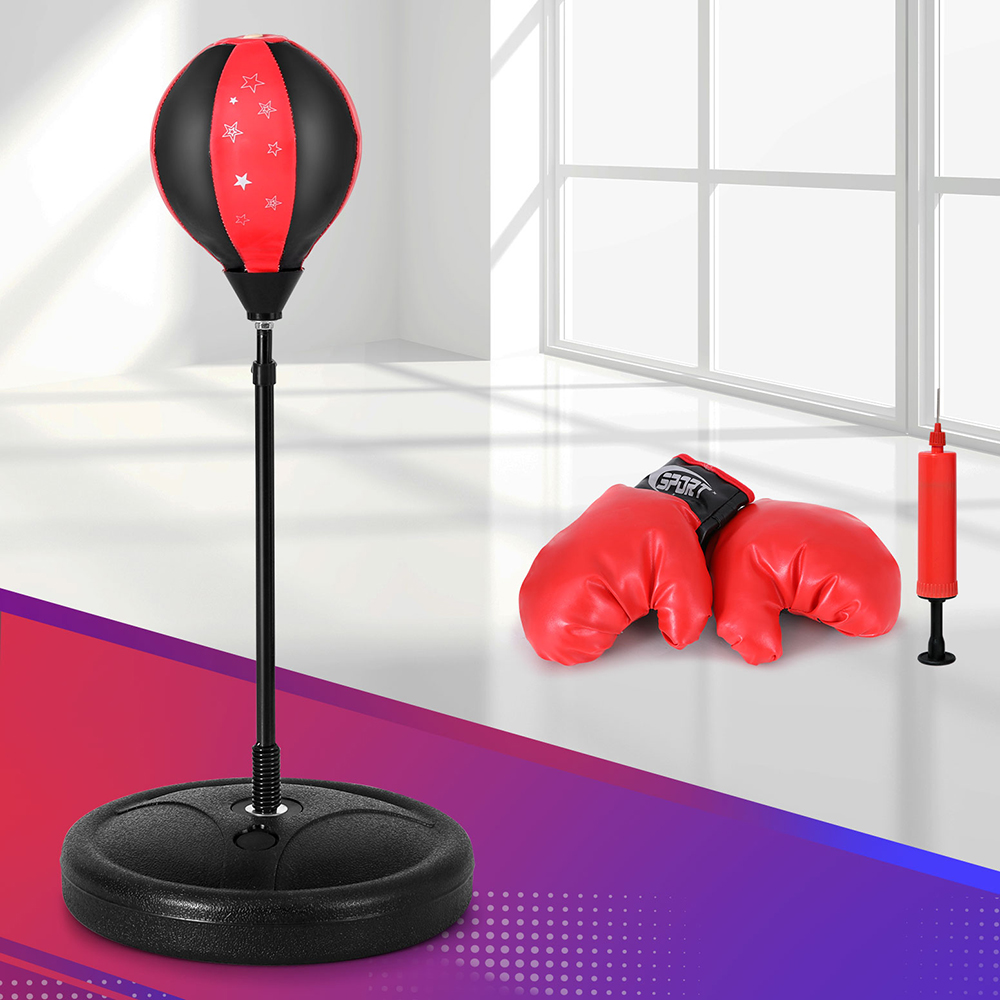 Everfit Kids Boxing Bag Stand Set with Pump, Adjustable Height view 5