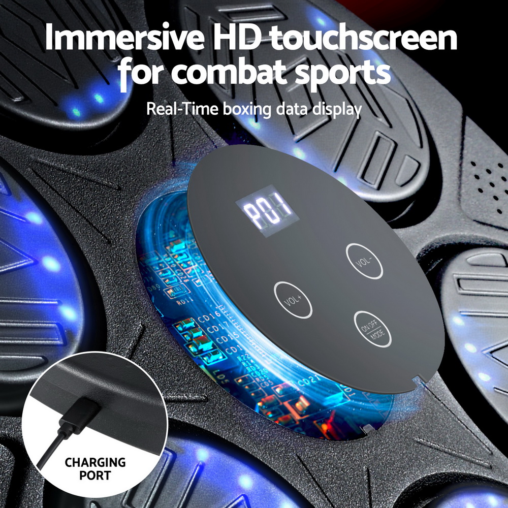 Everfit Wall-Mounted Boxing Machine with LED Display & Gloves view 5