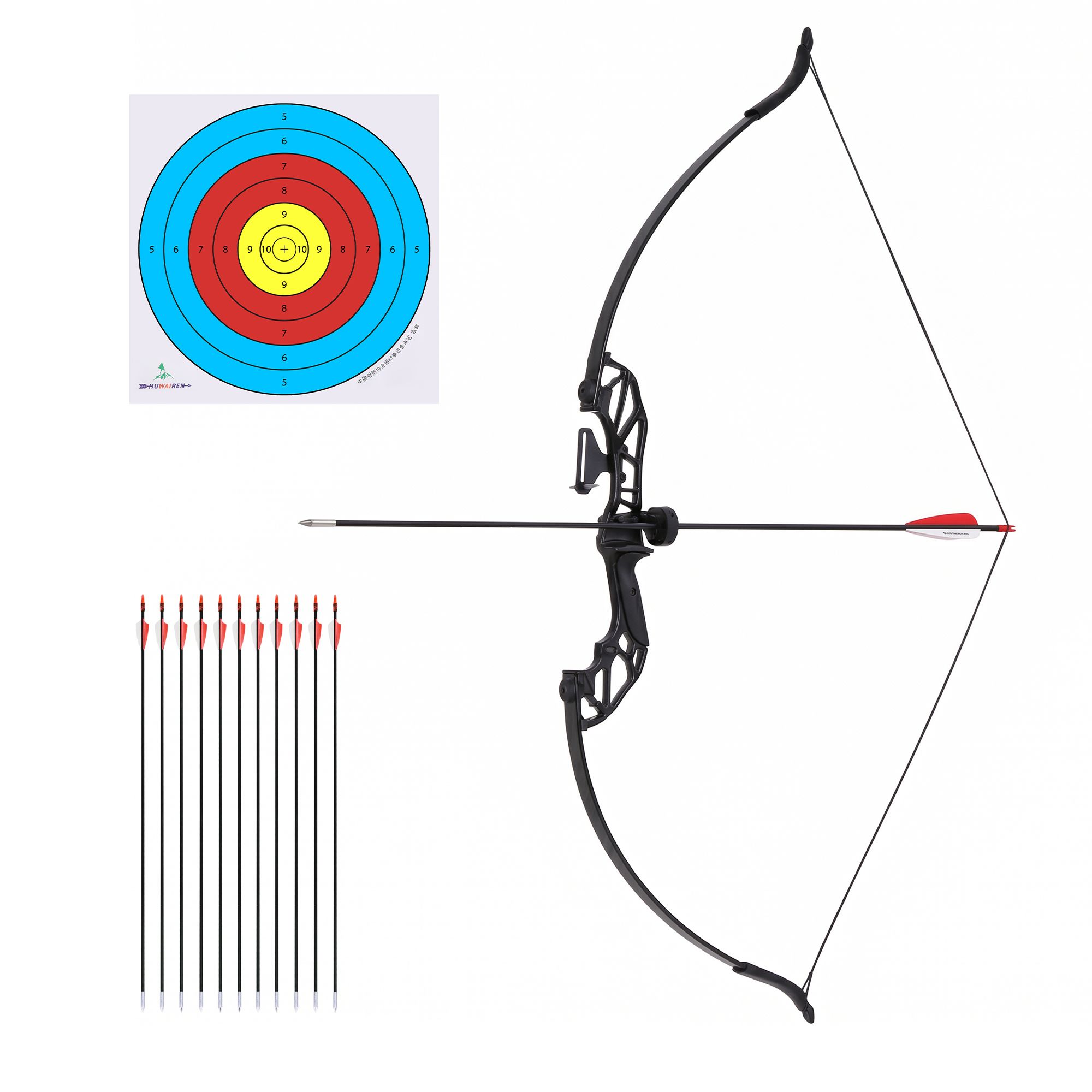 Everfit 55lbs Bow Arrow Set for Archery Beginners