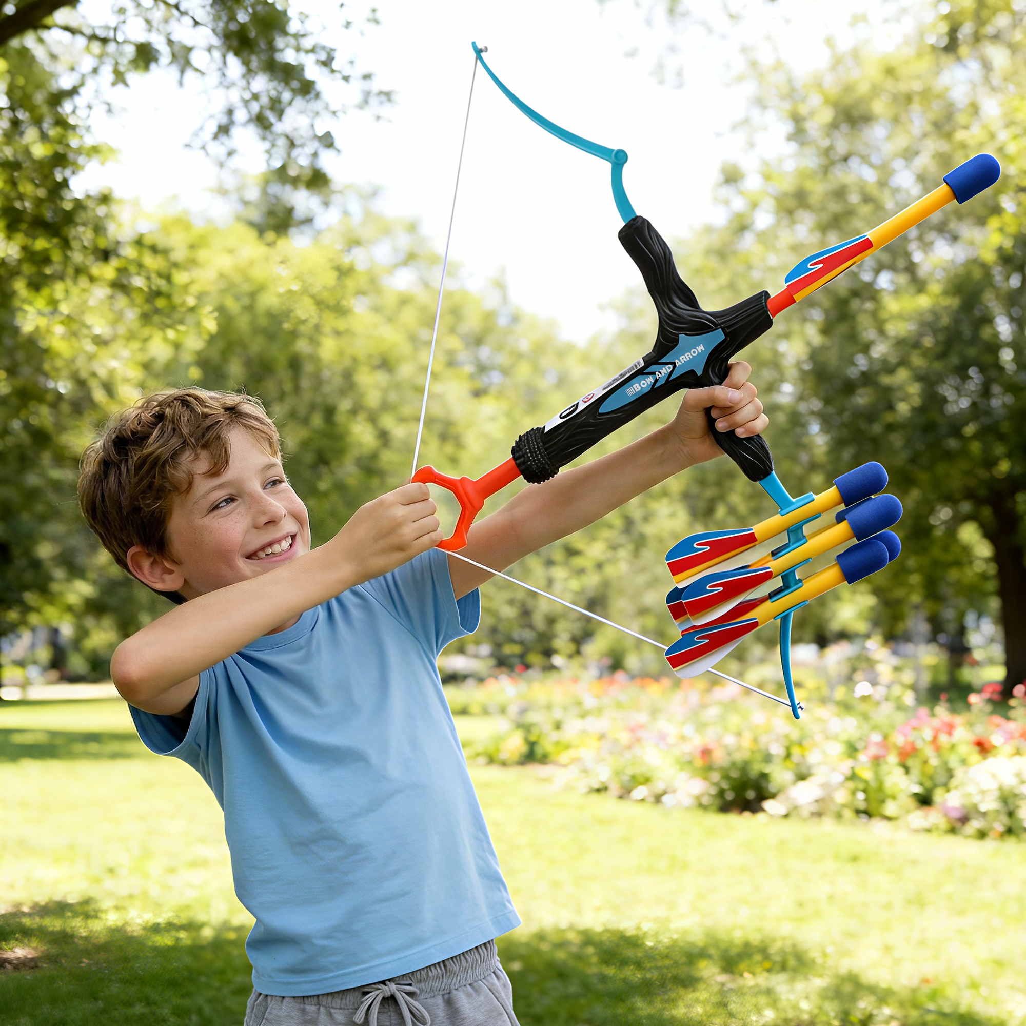 Keezi Kids Bow and Arrow Set with 6 Arrows