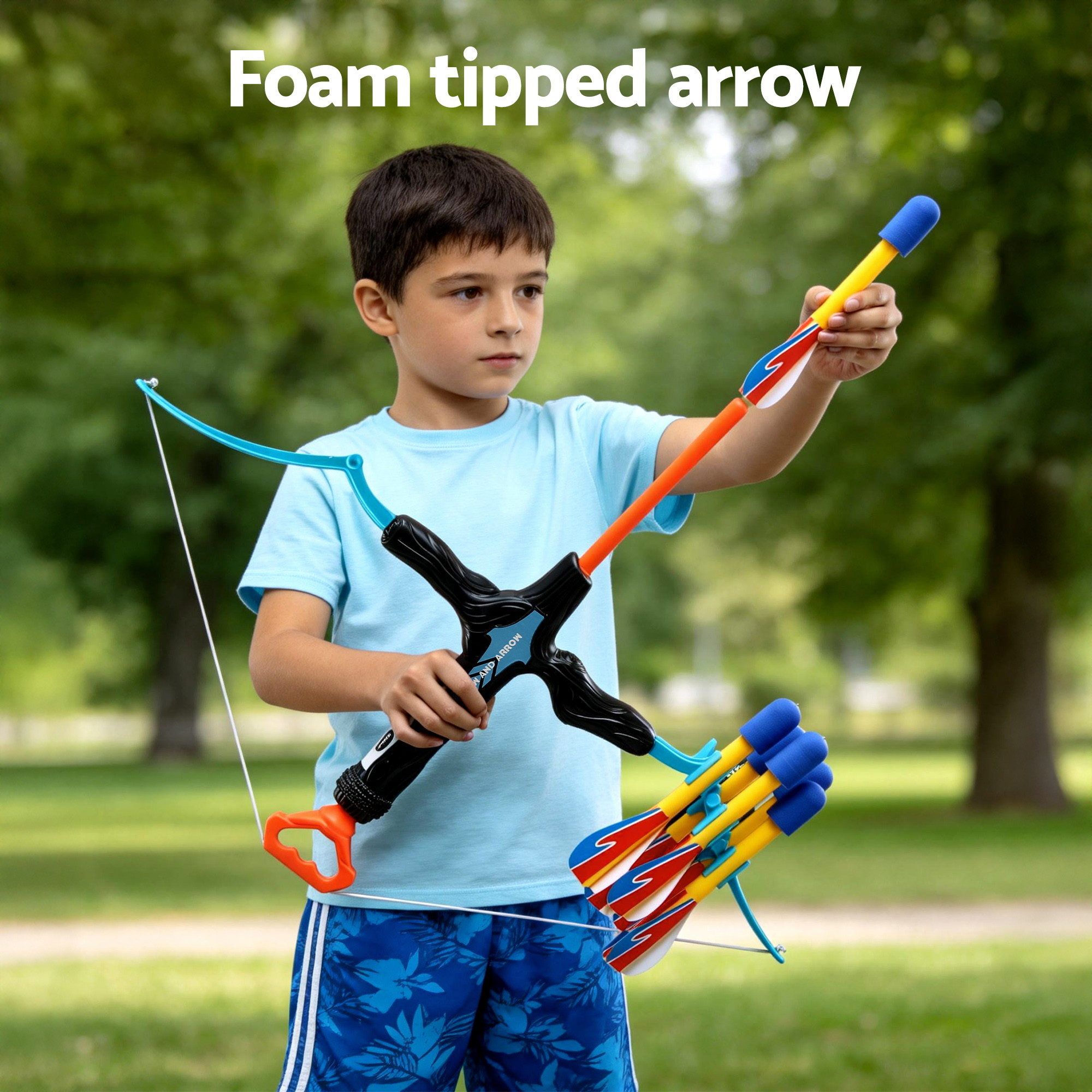 Keezi Kids Bow and Arrow Set with 6 Arrows view 5