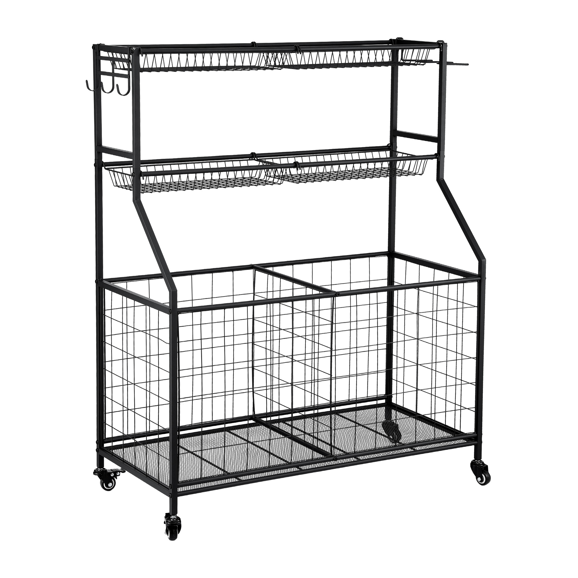 Everfit Sports Equipment Organizer with Wheels, 80kg
