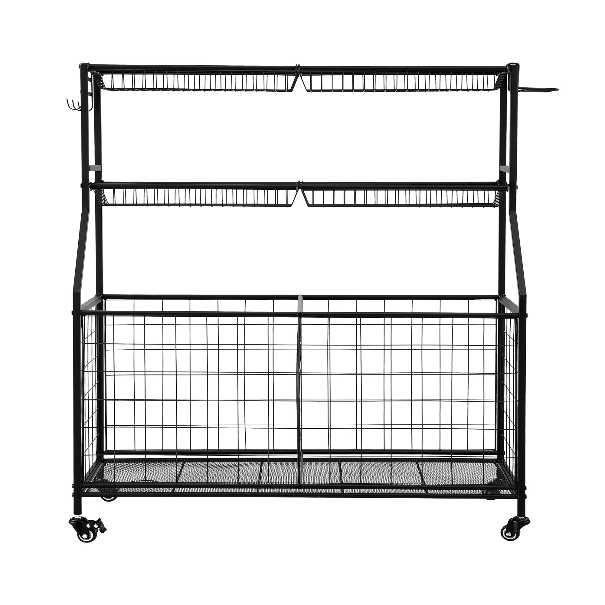 Everfit Sports Equipment Organizer with Wheels, 80kg view 3