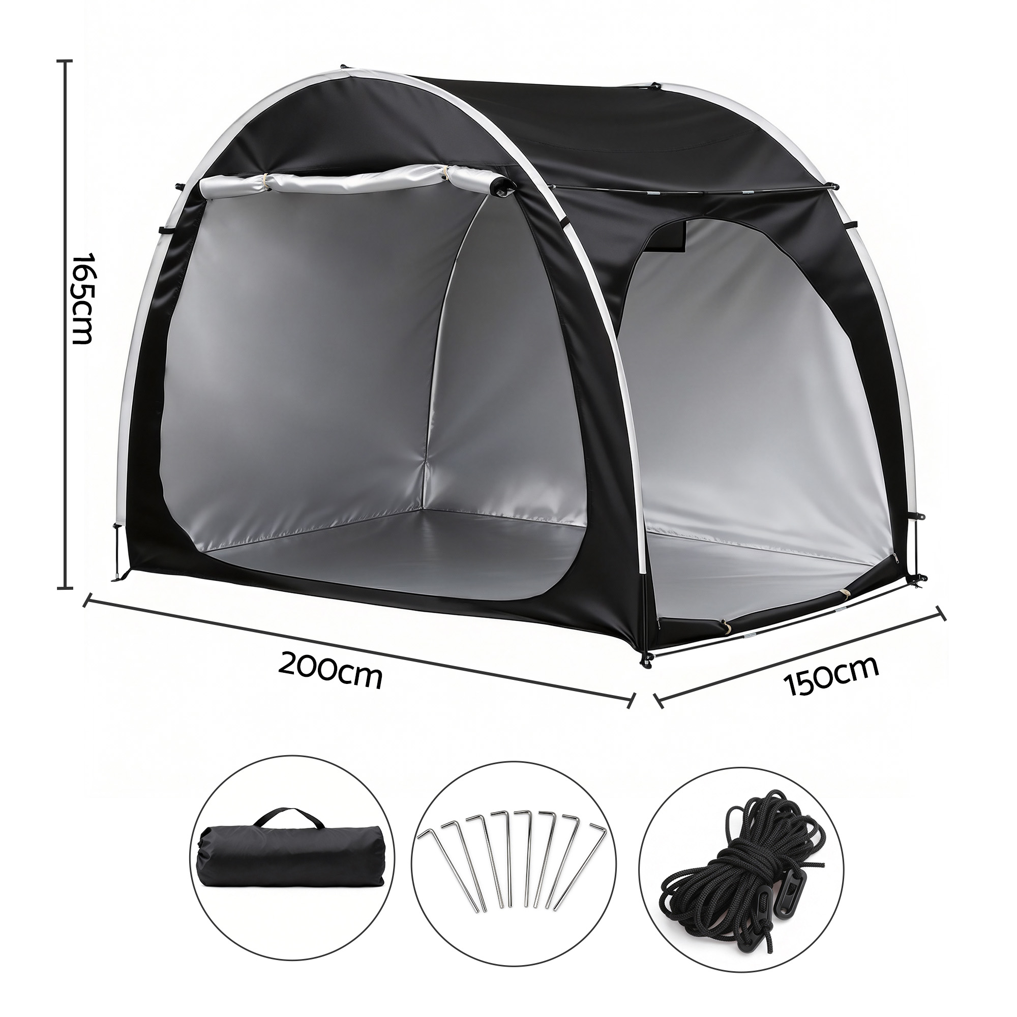 Giantz Bike Storage Tent Waterproof with Ventilation view 2