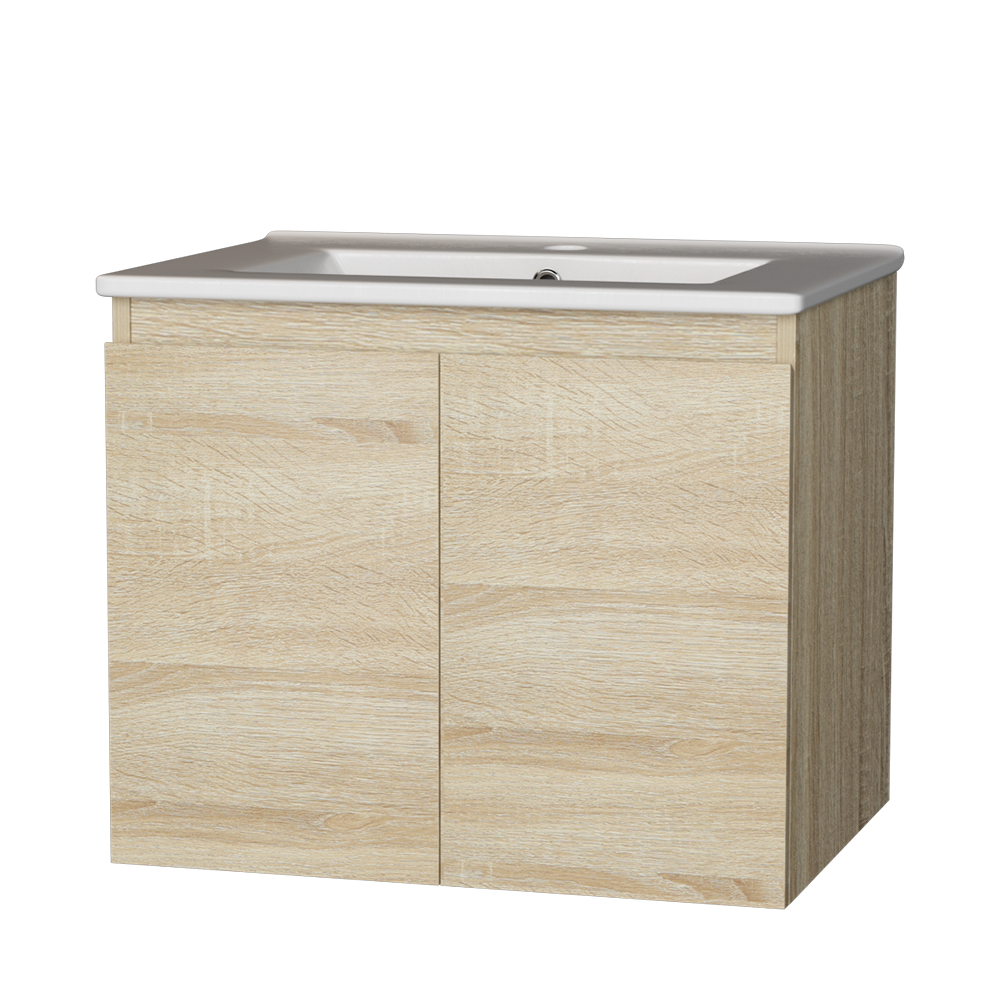 Cefito 600mm Vanity Unit with Basin, Oak view 3