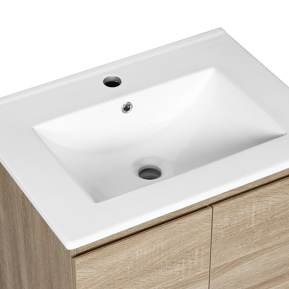 Cefito 600mm Vanity Unit with Basin, Oak view 5