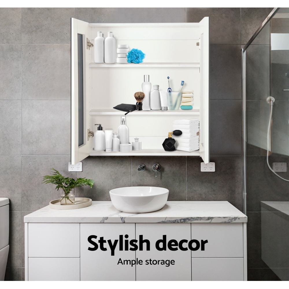 Cefito Mirror Cabinet, 600x720mm, Multiple Sizes and Colours view 5