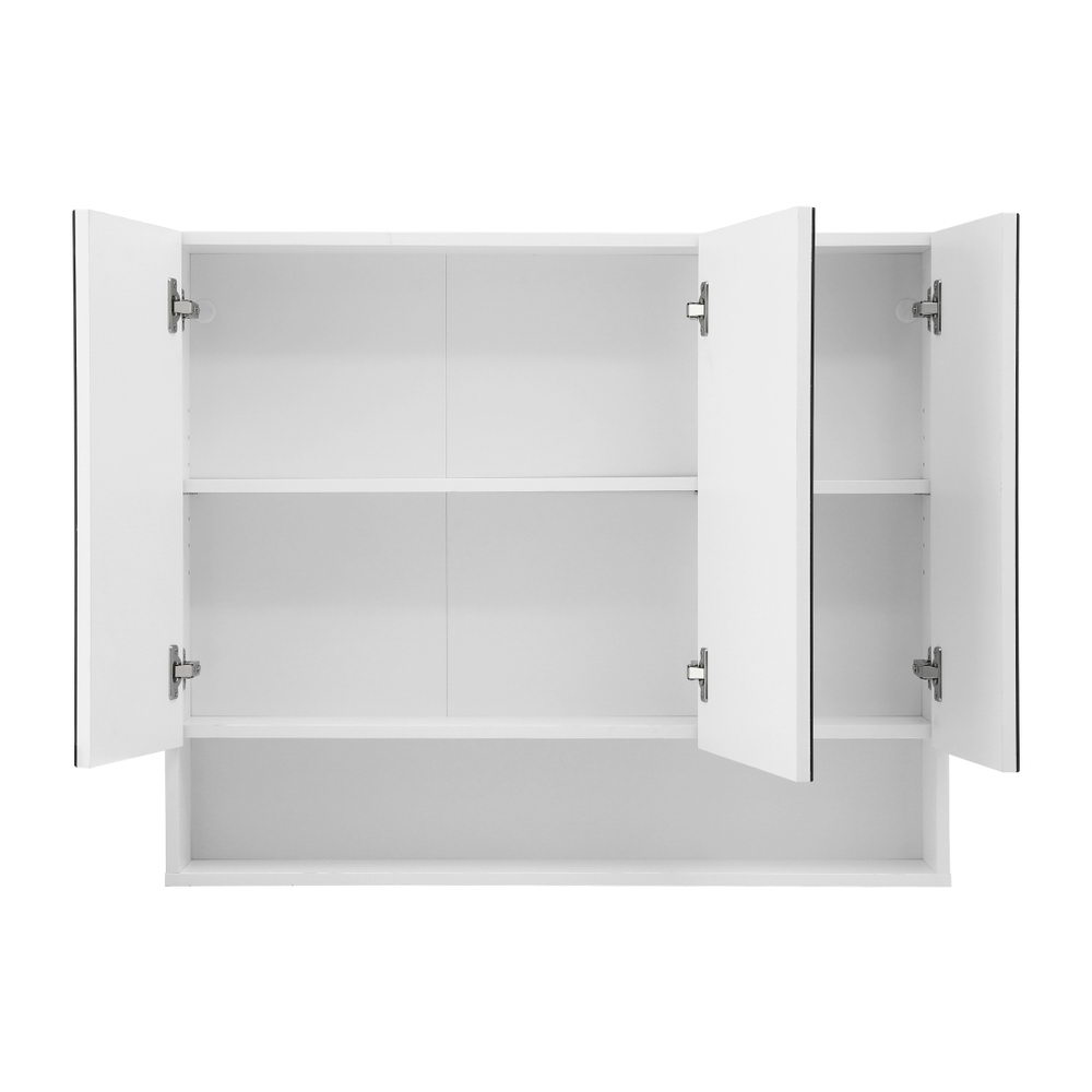 Cefito Mirror Cabinet with Adjustable Shelves, 2 Sizes, White view 3