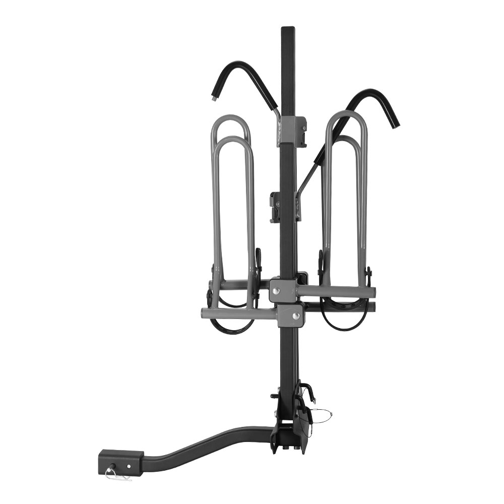Giantz 2 Bike Carrier Rack Platform 2 Inch Hitch, Black view 3