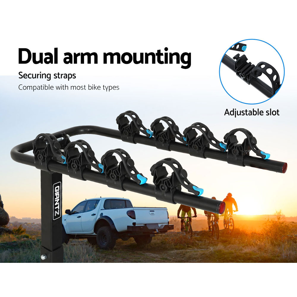 Giantz 4 Bike Carrier Rack 2 Inch Hitch Mount Foldable view 5