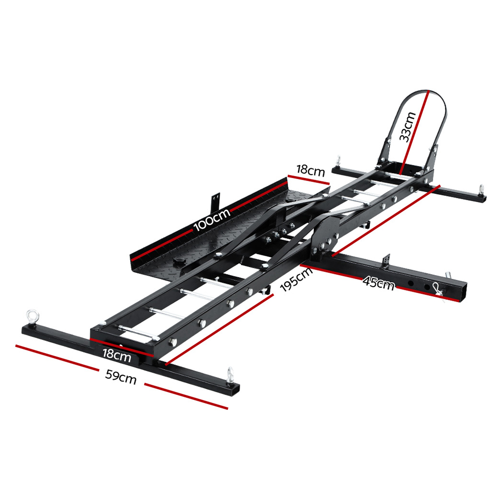 Giantz Motorbike Carrier Rack with Ramp for Dirt Bikes view 2