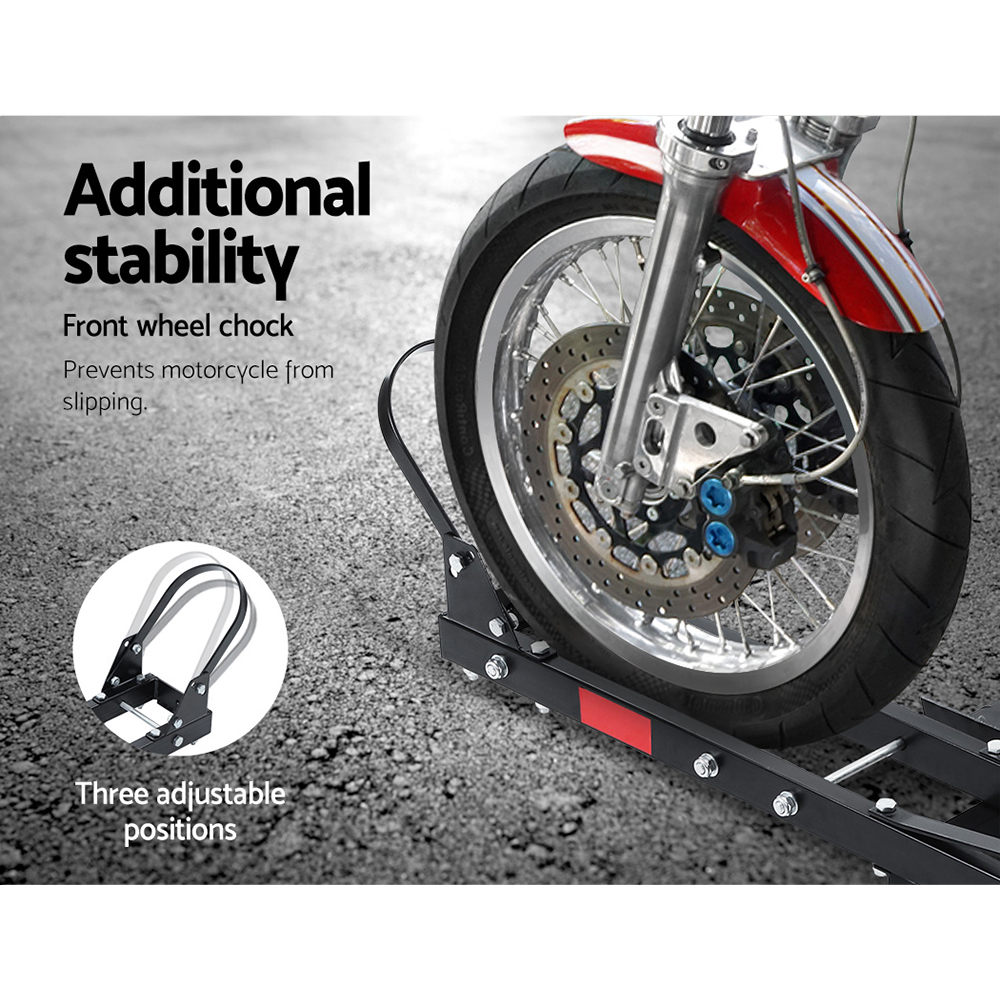 Giantz Motorcycle Carrier Rack 2 Inch Towbar, Adjustable view 4