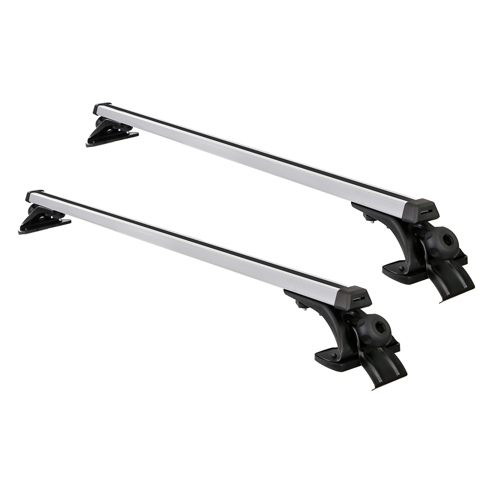 Universal Car Roof Rack Cross Bars 145cm, Silver or Black view 3