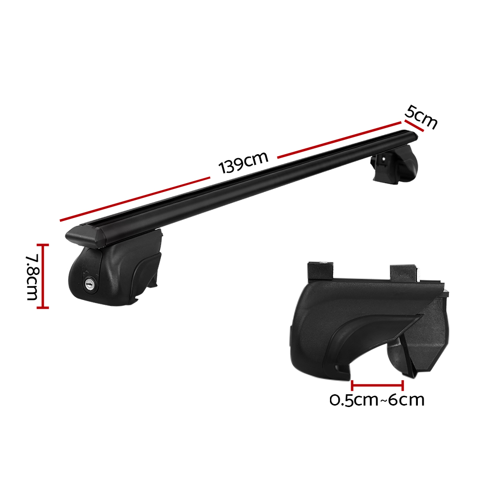 Universal Car Roof Rack Cross Bars Upgraded, 111cm or 126cm view 2