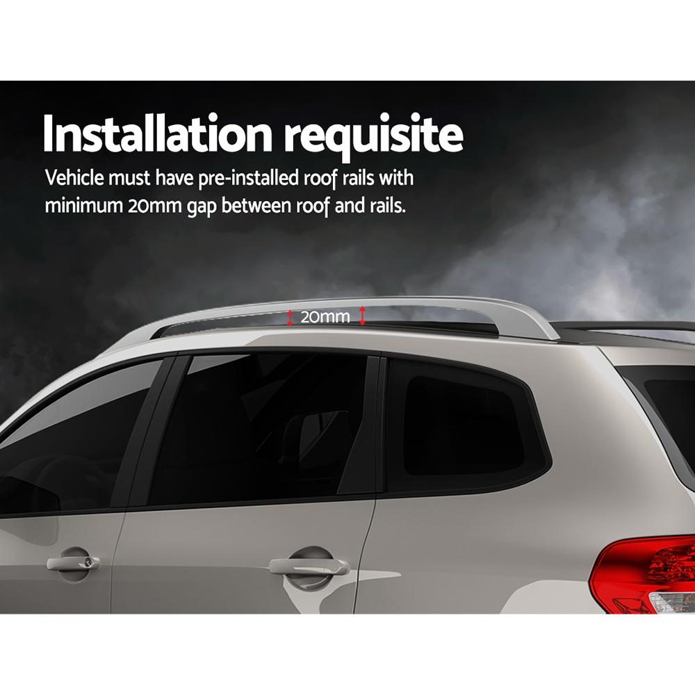 Universal Car Roof Rack Cross Bars Upgraded, 111cm or 126cm view 4