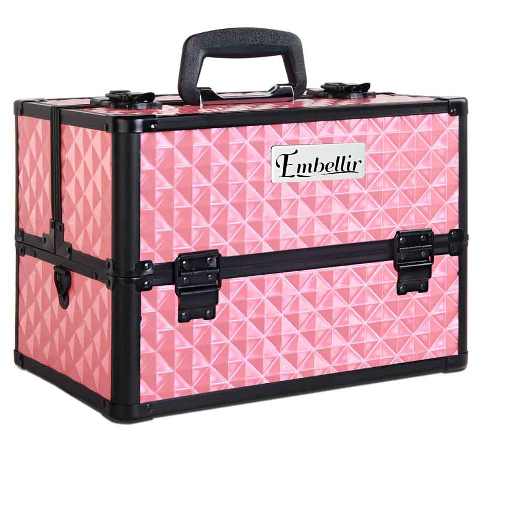 Embellir Makeup Case Diamond Pink Shoulder Strap