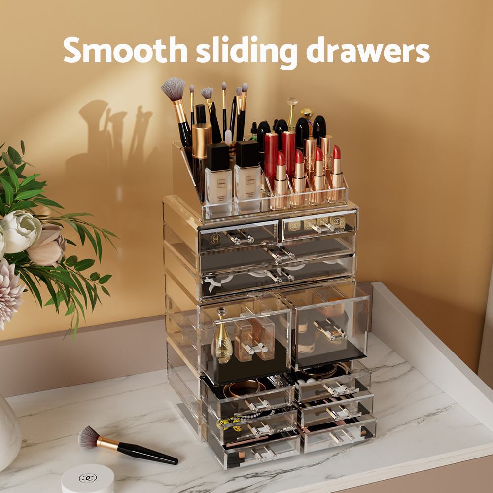 Embellir Cosmetic Organizer Acrylic 12 Drawer Storage view 5