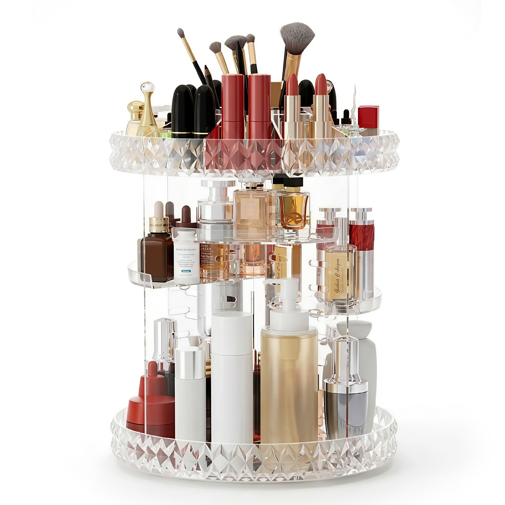 Embellir Cosmetic Organizer Acrylic Rotating Display