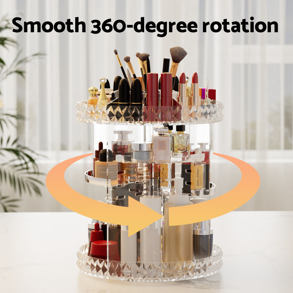 Embellir Cosmetic Organizer Acrylic Rotating Display view 5