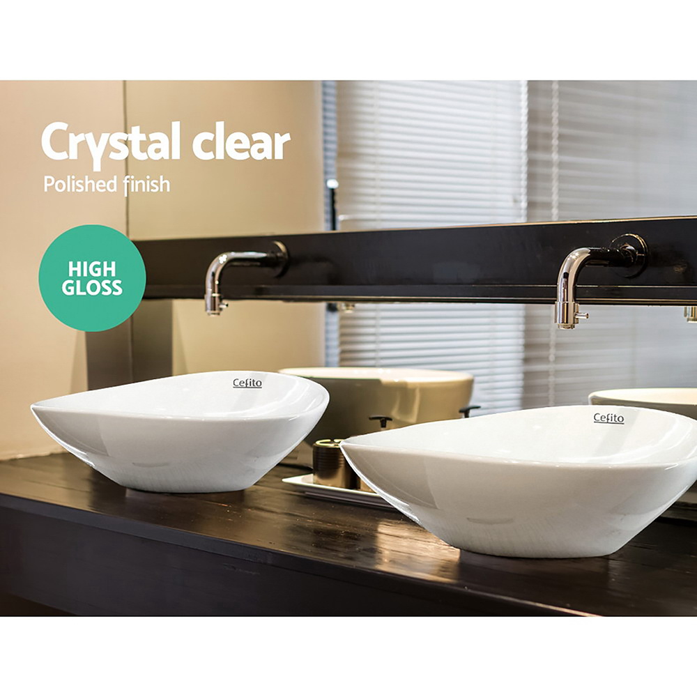Cefito Ceramic Vanity Sink Basin, 41x34cm view 5