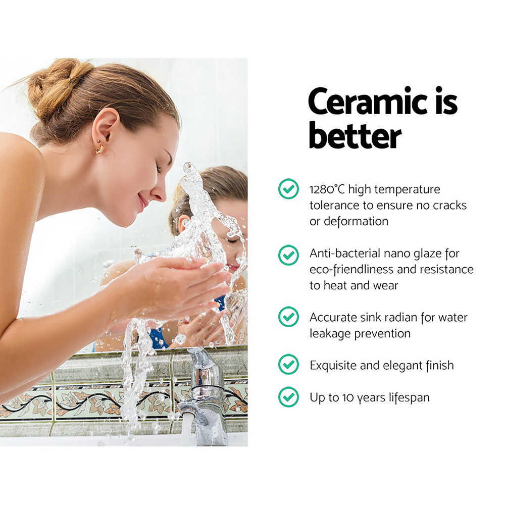 Cefito Ceramic Vanity Sink Basin, 48x37cm view 3