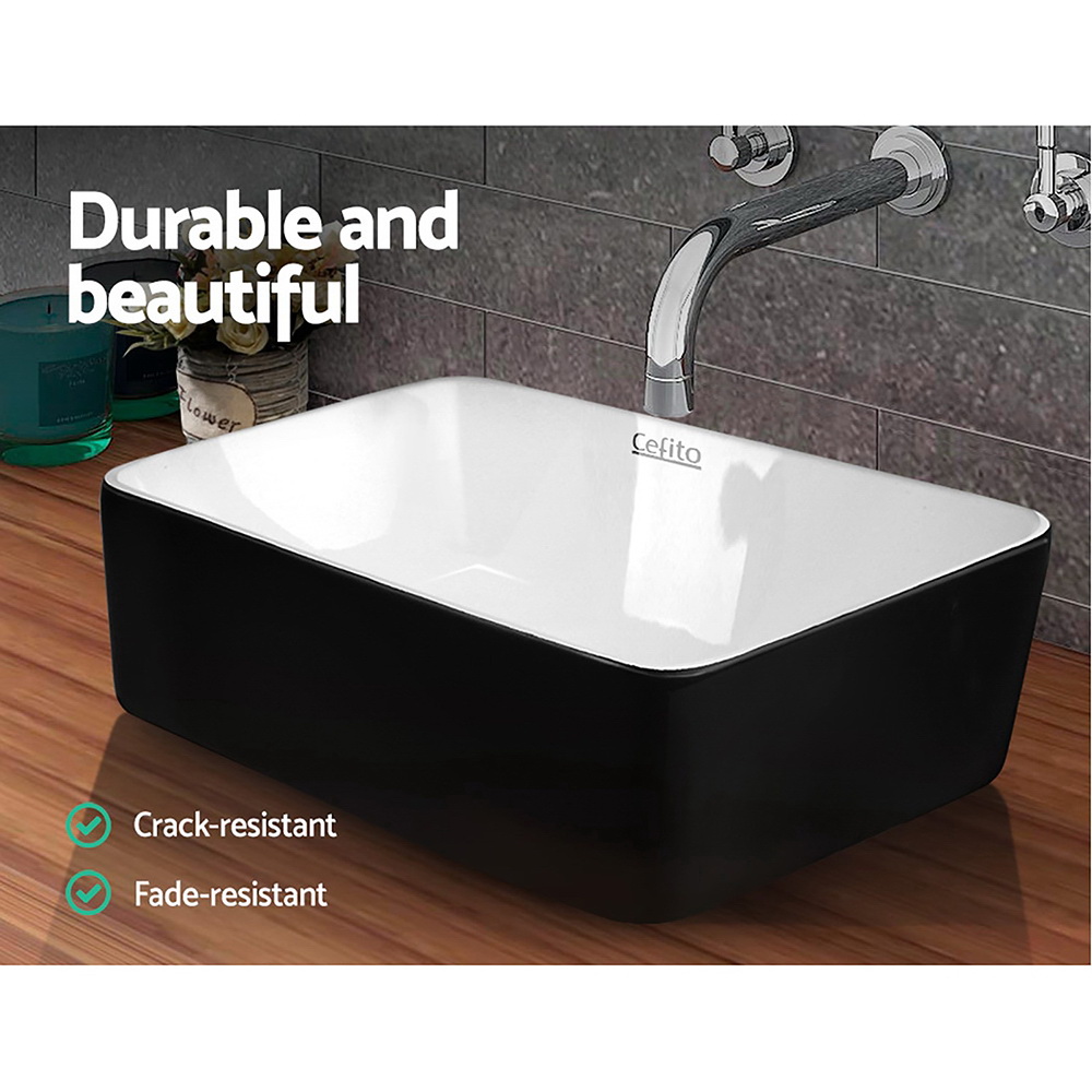Cefito Ceramic Vanity Sink Basin, 48x37cm view 5