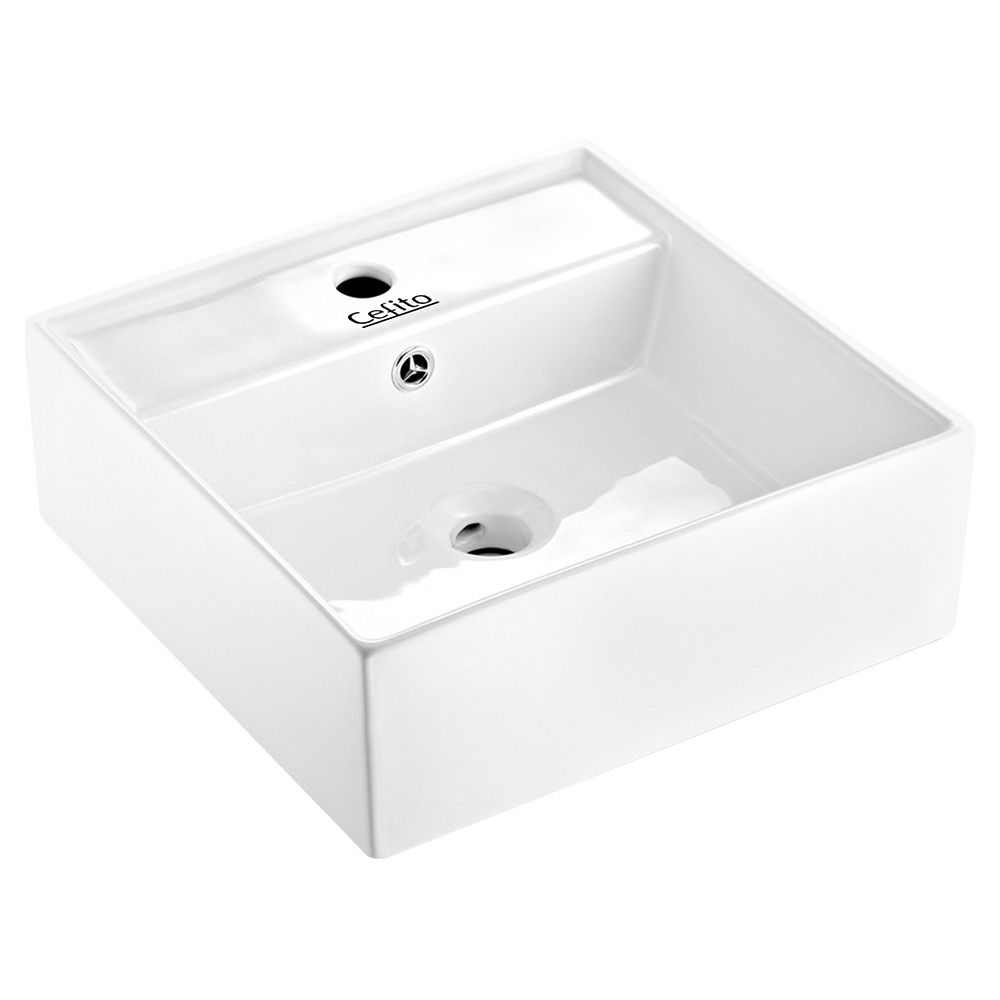 Cefito Ceramic Vanity Sink Basin, 41x41cm