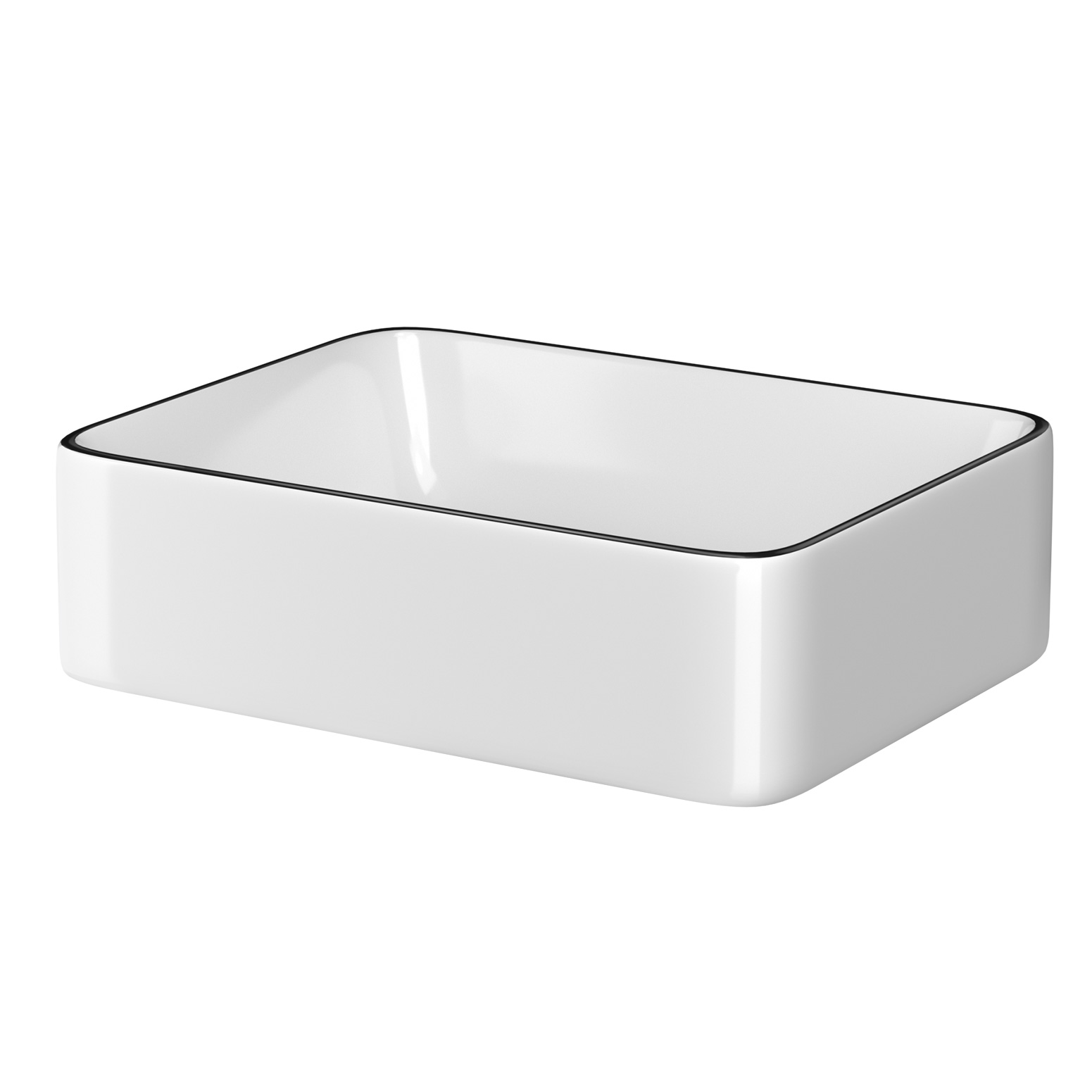 Cefito Ceramic Vanity Sink Basin, Above Counter 48x37cm view 3