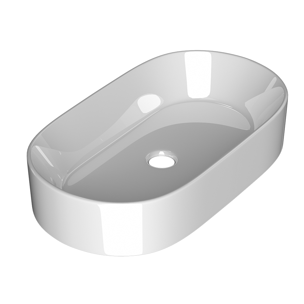 Cefito Ceramic Vanity Sink Basin, 52x31cm