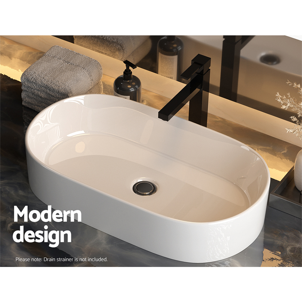 Cefito Ceramic Vanity Sink Basin, 52x31cm view 5