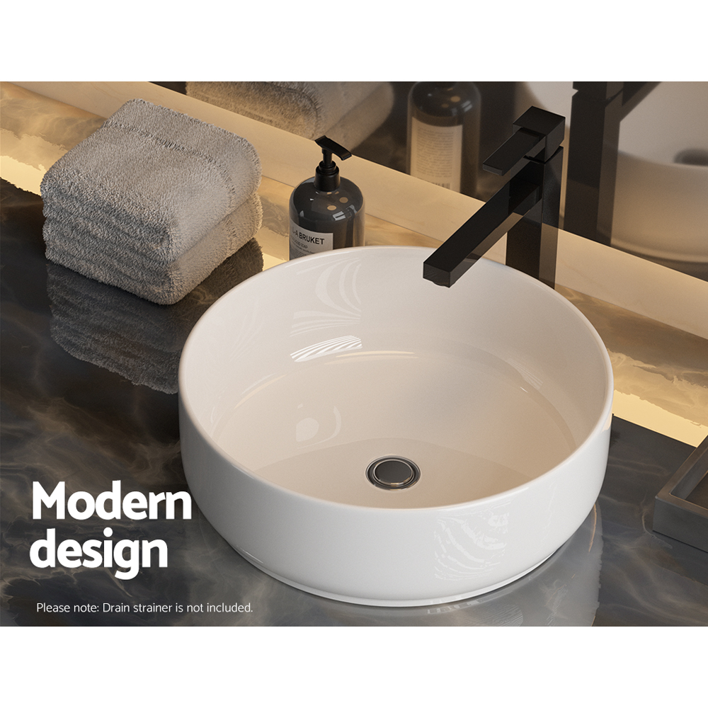 Cefito Ceramic Vanity Sink Basin, 35x12cm view 5