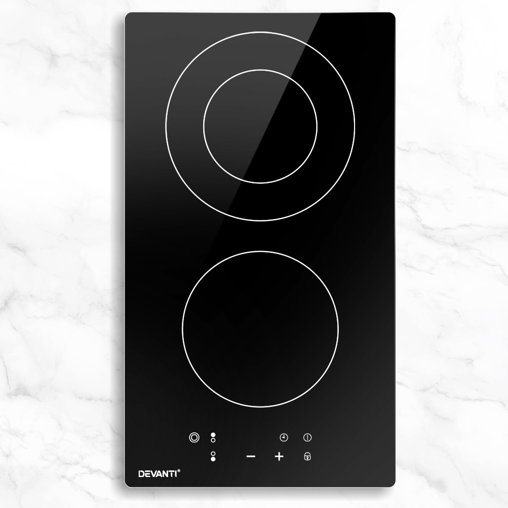 Devanti 30cm Ceramic Cooktop Touch Control